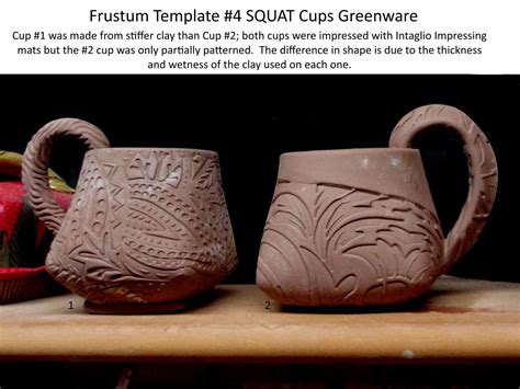Slab Pottery Mug Templates